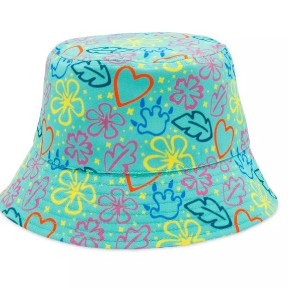 Disney Parks STITCH Adult Size Bucket Hat~ Lilo & Stitch~ Multicolor NEW - Picture 2 of 11